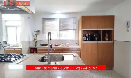 Apartamento R. Aurélia, 1821 - Vila Romana, 2 quartos, 83m²