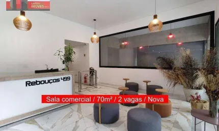 Sala comercial, 70m², av. rebouças, 499 - cerqueira césar, edifício rebouças 499