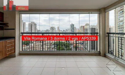 Apartamento R. Jeroaquara, 410 - Vila Romana, 3 quartos, 94m², Quality House Lapa