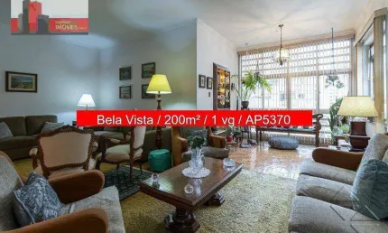 Apartamento R. São Carlos do Pinhal, 290 - Bela Vista, 3 quartos, 200m², Ed. SOLAR