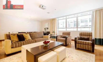 Apartamento R. São Vicente de Paulo, 395 - Santa Cecilia, 200m², 4 dorms, 2 vagas, Ed. Somosierra