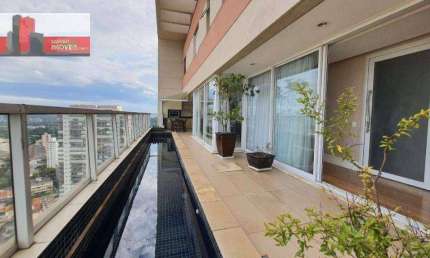 Cobertura com 4 suítes, 6 vagas, R. Pres. Antônio Cândido, 357 - Alto da Lapa, 419m², Breeze