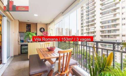 Apartamento Rua Fábia, 610 - Vila Romana, 153m², 3 vagas, New York Club