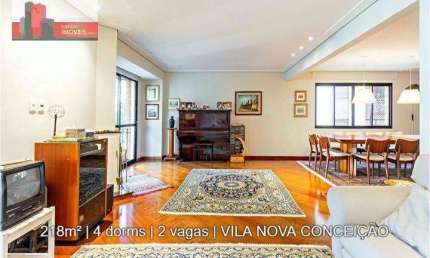 R. Jacques Félix, 314 - Vila Nova Conceição, 218m², 4 dorms, 2 vagas, Green Forest