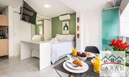 Studio com 1 dormitório para alugar, 36 m² por R$ 4.488/mês - Brooklin Paulista - São Paulo/SP