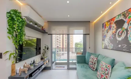 Apartamento com 1 quarto à venda na rua pintassilgo, 429, moema, são paulo por r$ 1.430.000