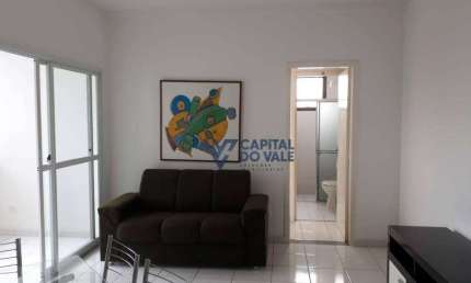 Apartamento com 1 dormitório para alugar, 50 m² por R$ 3.090,00/mês - Jardim São Dimas - São José dos Campos/SP