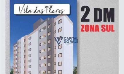 Apartamento com 2 dormitórios à venda, 48 m² por R$ 273.000,00 - Vila Das Flores - São José dos Campos/SP