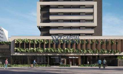 Studio com 1 dormitório à venda, 36 m² por R$ 345.000,00 - Centro - São José dos Campos/SP