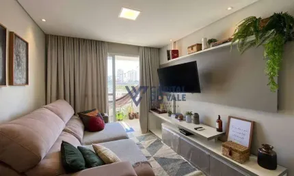 Apartamento com 2 dormitórios à venda, 60 m² por r$ 480.000 - parque industrial - são josé dos campos/sp