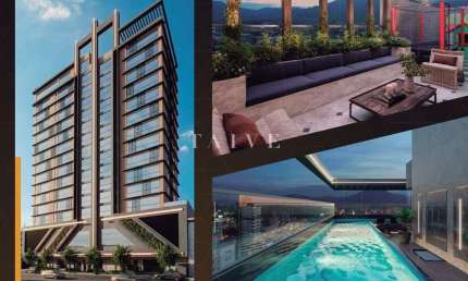 LANÇAMENTO FLAT NA PLANTA 51,09m² à venda/1 suíte/1 vaga- Chateau Marmont -Perequê, Porto Belo, SC