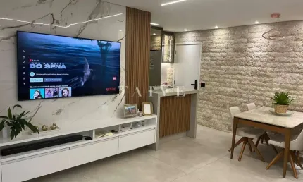 Apartamento à venda, 64m² em Ed Hamptons, 2 quartos, sala estendida, completo de armários, mobiliad