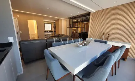 Apartamento à venda no edifício glória residence, mobiliado, 114m², com 3 dormitórios, andar alto,