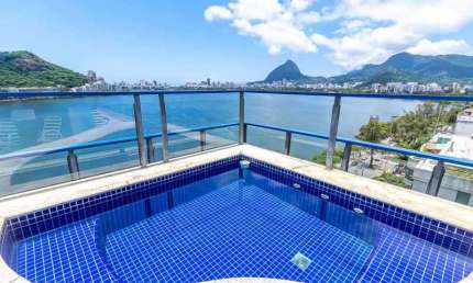 Cobertura com 4 quartos à venda na Avenida Borges de Medeiros, Lagoa, Rio de Janeiro, 495 m2 por R$ 9.989.900