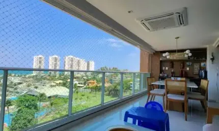 Mário Cravo, 89m², 3 Quartos, Vista Mar, Armários, 2 Vagas