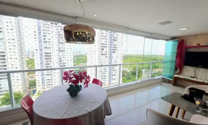 Platno greenville - patamares, 110m², 3/4, mobiliado, 2 vagas
