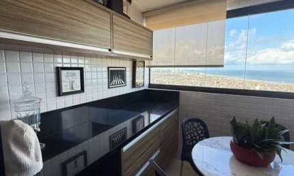 Morada das Torres - Armação, 79m², 3 Quartos, Home Office, Nascente, Mobiliado, 2 Vagas