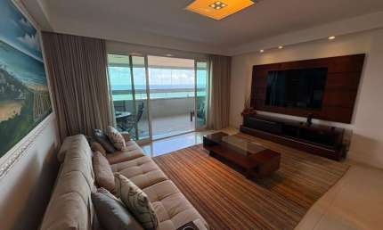 ALUGO: Vista Reale - Patamares, 205m², 4 Suítes, Vista Mar, Armários 4 Vagas