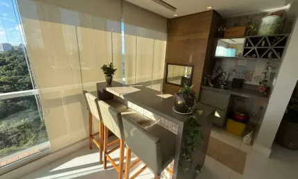 Platno greenville, 110m², 2 suítes, armários, 2 vagas