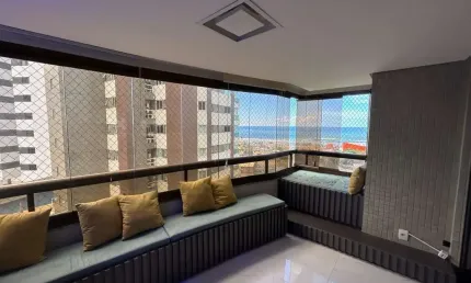 Costa atlântica - patamares, 156m², 4 quartos, vista mar, armários, 3 vagas