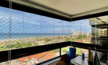 Costa atlântica - patamares, 155m², 4 quartos, vista mar, armários, 3 vagas