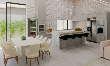 Casa em condomínio fechado com 3 quartos à venda no Novo Mundo, Uberlândia  por R$ 1.430.000