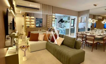 Apartamento com 3 dormitórios à venda, 124 m² - parque prado - campinas/sp