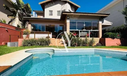 Casa à venda, 340 m² por r$ 2.950.000,00 - alphaville dom pedro - campinas/sp