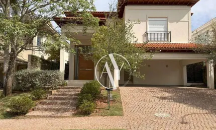 Casa com 4 dormitórios à venda, 400 m² - alphaville dom pedro - campinas/sp