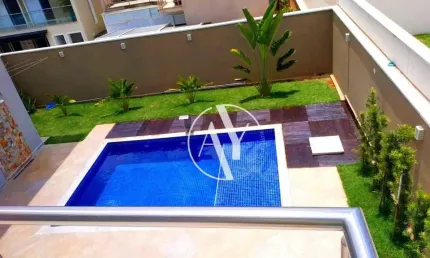 Casa com 3 dormitórios para alugar, 295 m² por r$ 14.268,00/mês - swiss park - campinas/sp