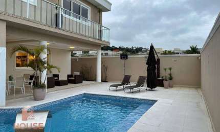 Casa com 4 dormitórios à venda, 642 m² por R$ 5.350.000,00 - Condomínio Verdes Lagos - Arujá/SP