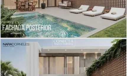 Casa em dois pavimentos com 268,61m² no condomínio varanda sul