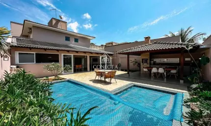 Maravilhosa casa em condomínios - 4 suítes - paradiso ecológico