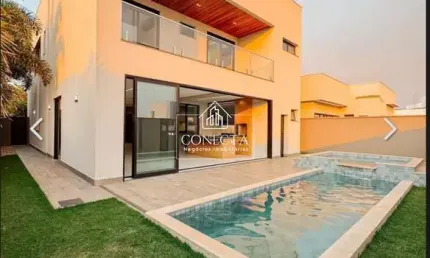 Casa exuberante com 4 suítes - condomínio alphaville i