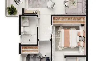 Apartamento com 2 quartos à venda no Conjunto Segismundo Pereira, Uberlândia 