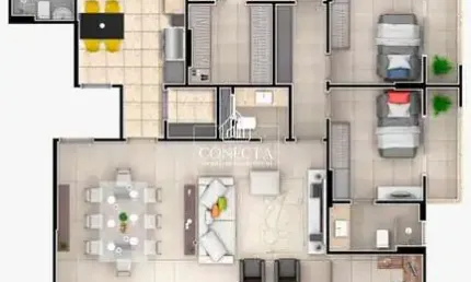 Apartamento com 3 quartos à venda no Osvaldo Rezende, Uberlândia 