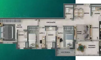 Apartamento com 3 quartos à venda no Morada da Colina, Uberlândia 