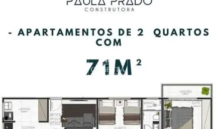 Apartamento com 2 quartos à venda no Jardim Patrícia, Uberlândia 