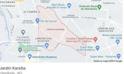 Terreno para venda aproximado 574m² - por r$ 650.000,00 no bairro karaíba uberlândia/mg