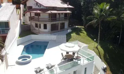 Casa em condomínio fechado com 5 quartos à venda na rua sabiá (recanto da lagoinha), 2164, praia da lagoinha, ubatuba por r$ 3.800.000