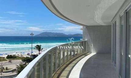 Apartamento com 3 dormitórios para alugar, 180 m² por R$ 8.230,00/mês - Praia do Forte - Cabo Frio/RJ