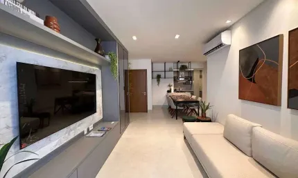 Apartamento com 3 quartos sendo 2 suítes com vista mar em Manaira