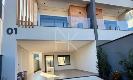 Sobrado Geminado com 3 Suítes, Jacuzzi Externa e 172m² – Jardim Sofia, Joinville