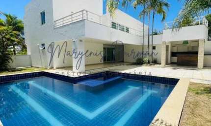 Casa em Condomínio para Locação em Camaçari, Busca Vida (Abrantes), 4 dormitórios, 4 suítes, 5 banheiros, 4 vagas