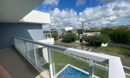 Casa em condomínio para venda em camaçari, alphaville (abrantes), 4 dormitórios, 4 suítes, 5 banheiros, 3 vagas