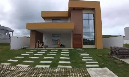 Casa em Condomínio para Venda em Camaçari, Alphaville (Abrantes), 4 dormitórios, 4 suítes, 5 banheiros, 2 vagas