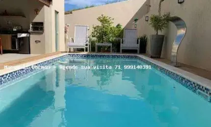 Casa em Condomínio para Venda em Camaçari, Alphaville (Abrantes), 4 dormitórios, 4 suítes, 5 banheiros, 3 vagas