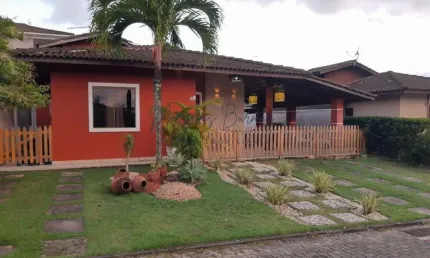 Casa em Condomínio para Venda em Camaçari, Nova Abrantes (Abrantes), 3 dormitórios, 3 suítes, 4 banheiros, 1 vaga