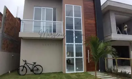 Casa em condomínio para venda em camaçari, nova abrantes (abrantes), 3 dormitórios, 2 suítes, 3 banheiros, 2 vagas