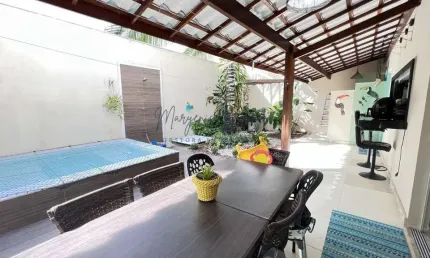Casa em Condomínio para Venda em Lauro de Freitas, Buraquinho, 4 dormitórios, 3 suítes, 6 banheiros, 2 vagas
